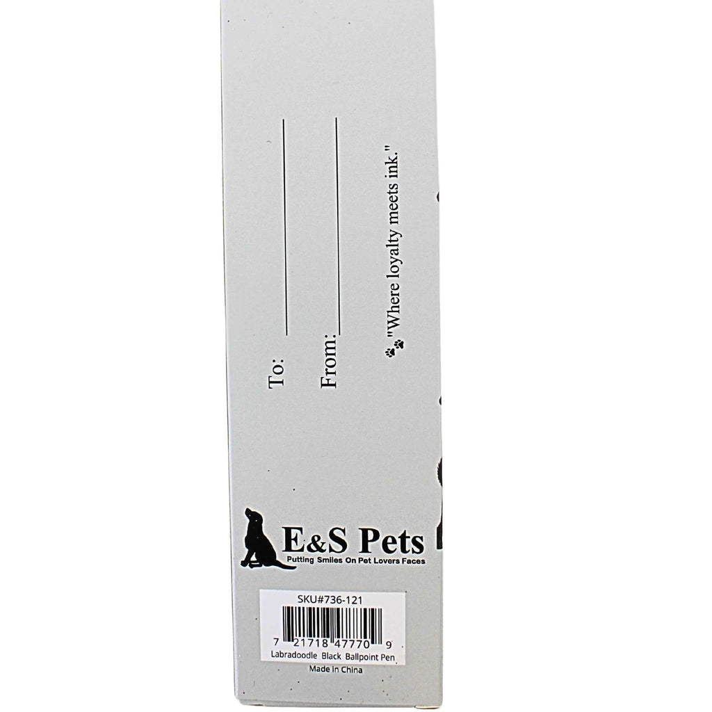 66551 Black Labradoodle Ballpoint Pen 736121