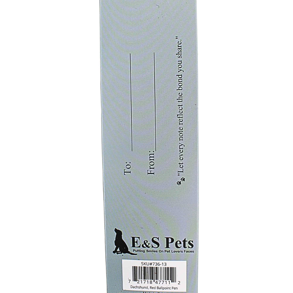 66555 Red Dachshund Ballpoint Pen 73613