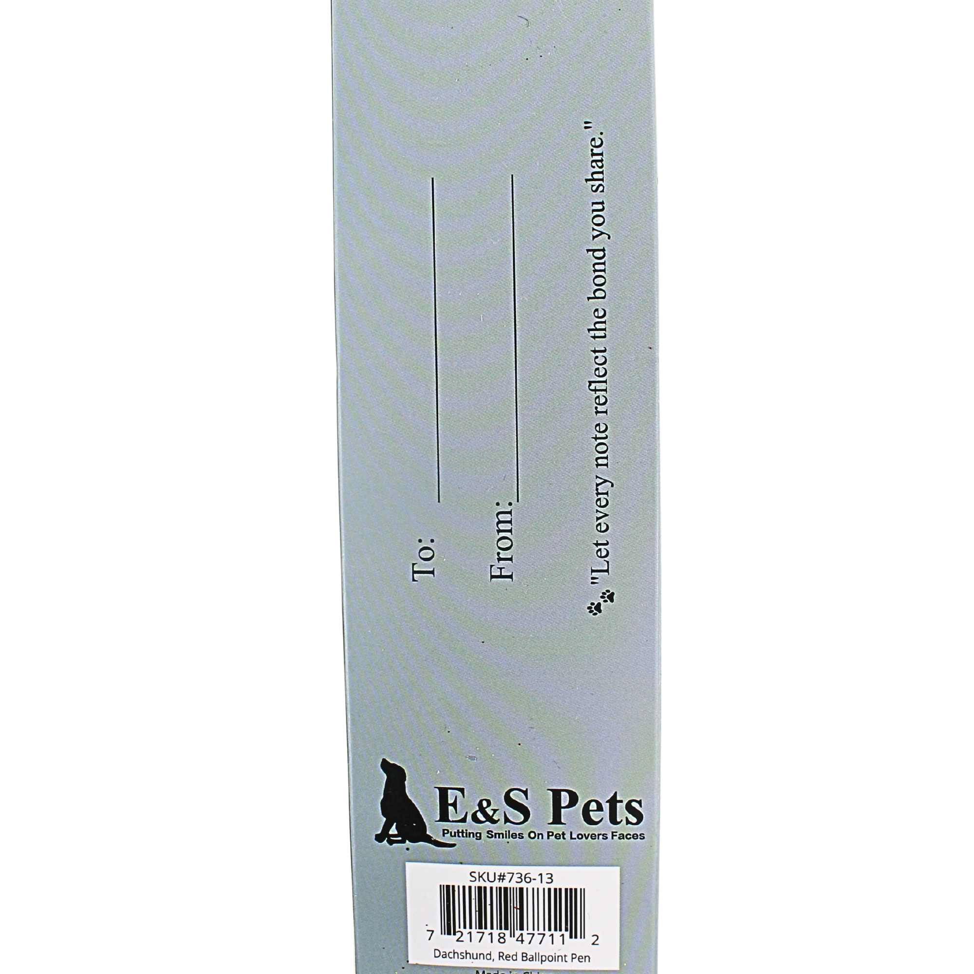 66555 Red Dachshund Ballpoint Pen 73613