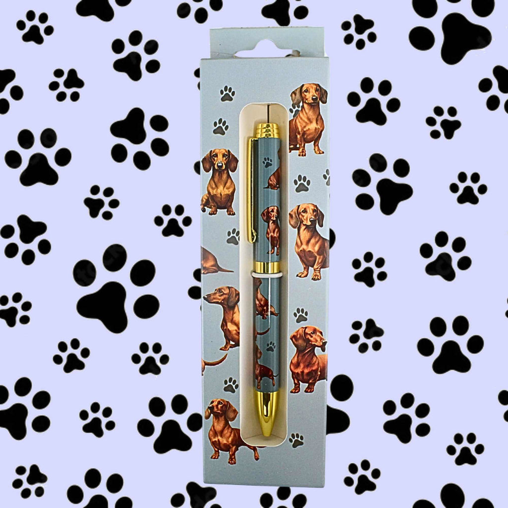 66555 Red Dachshund Ballpoint Pen 73613