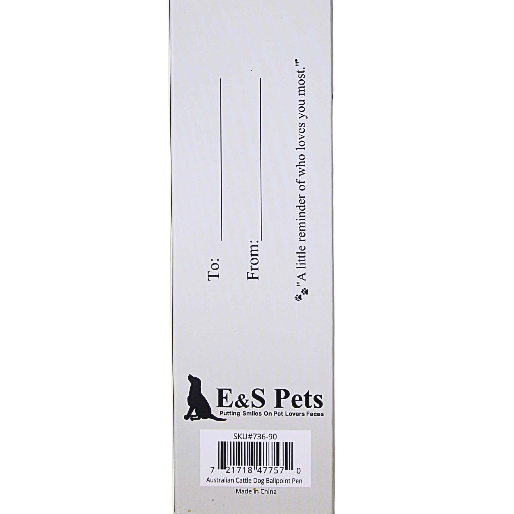 66558 Australian Cattle Dog Ballpoint Pen 73690