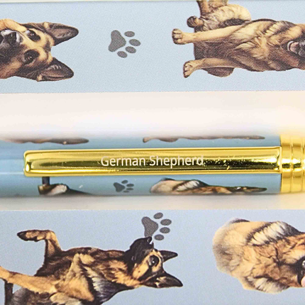 66561 German Shepherd, Light Blue Ballpoint Pen 73675A