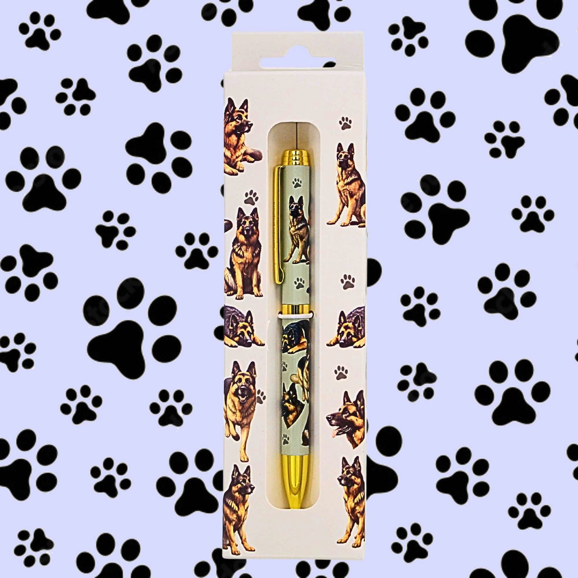 66562 German Shepherd, Grey Ballpoint Pen 73675R