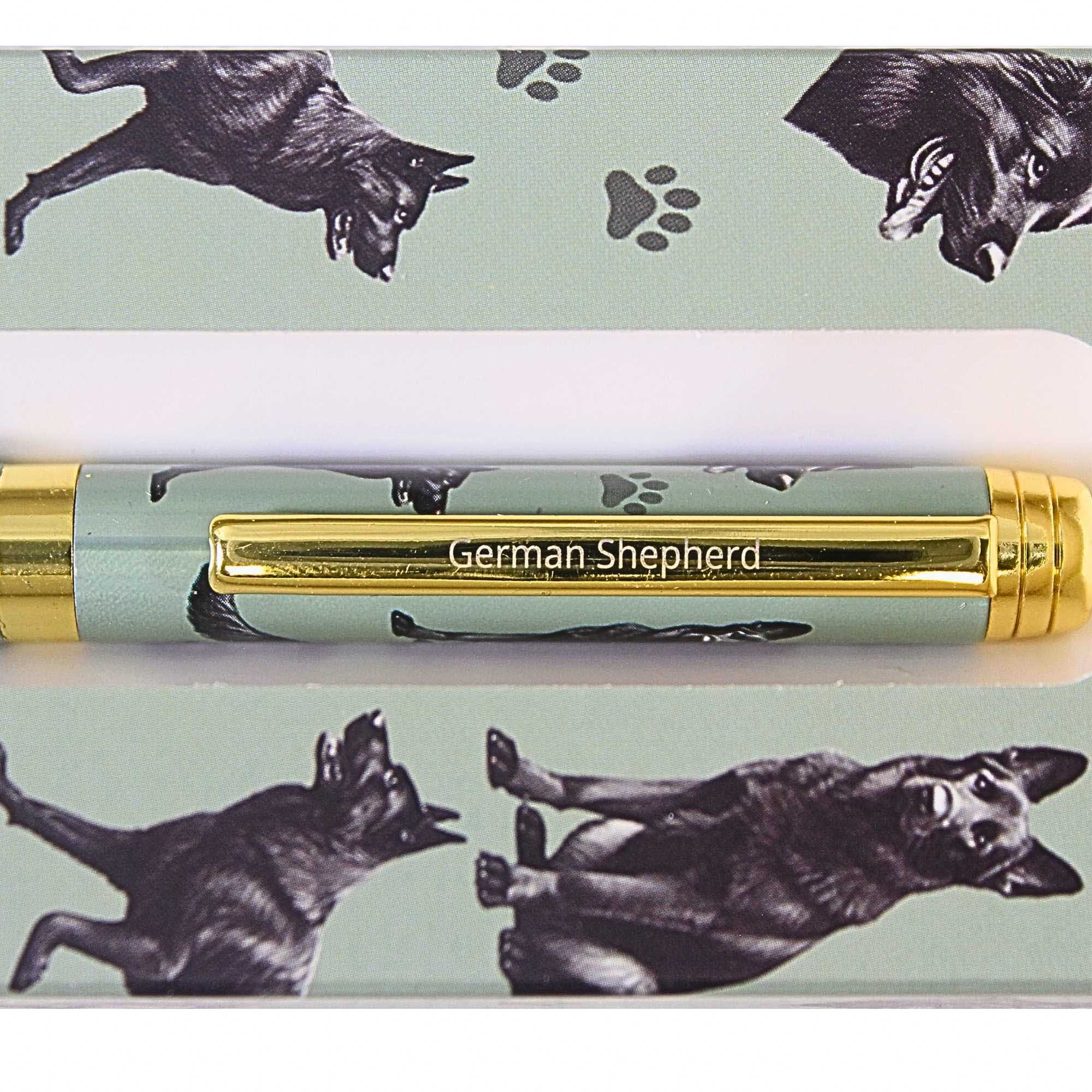 66564 Black German Shepherd Ballpoint Pen 73675B