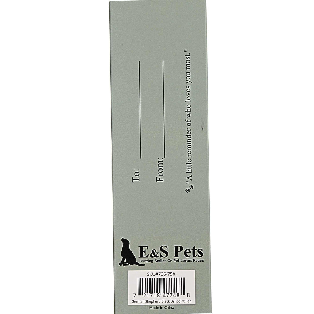 66564 Black German Shepherd Ballpoint Pen 73675B