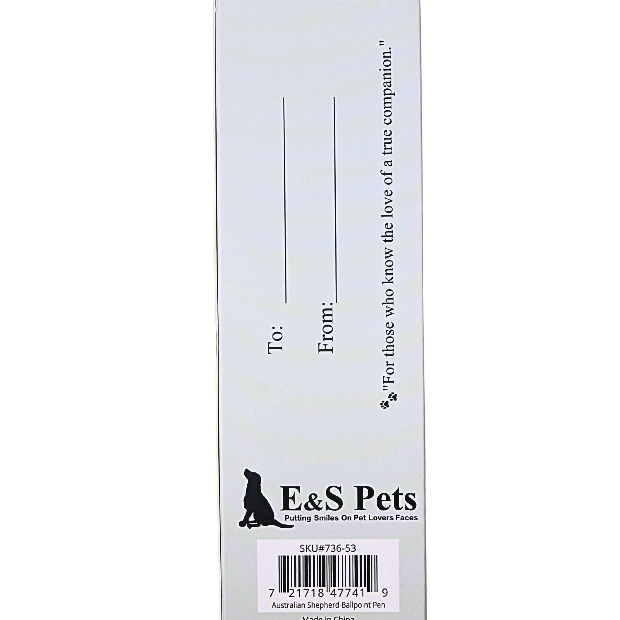66566 Australian Shepherd Ballpoint Pen 73653