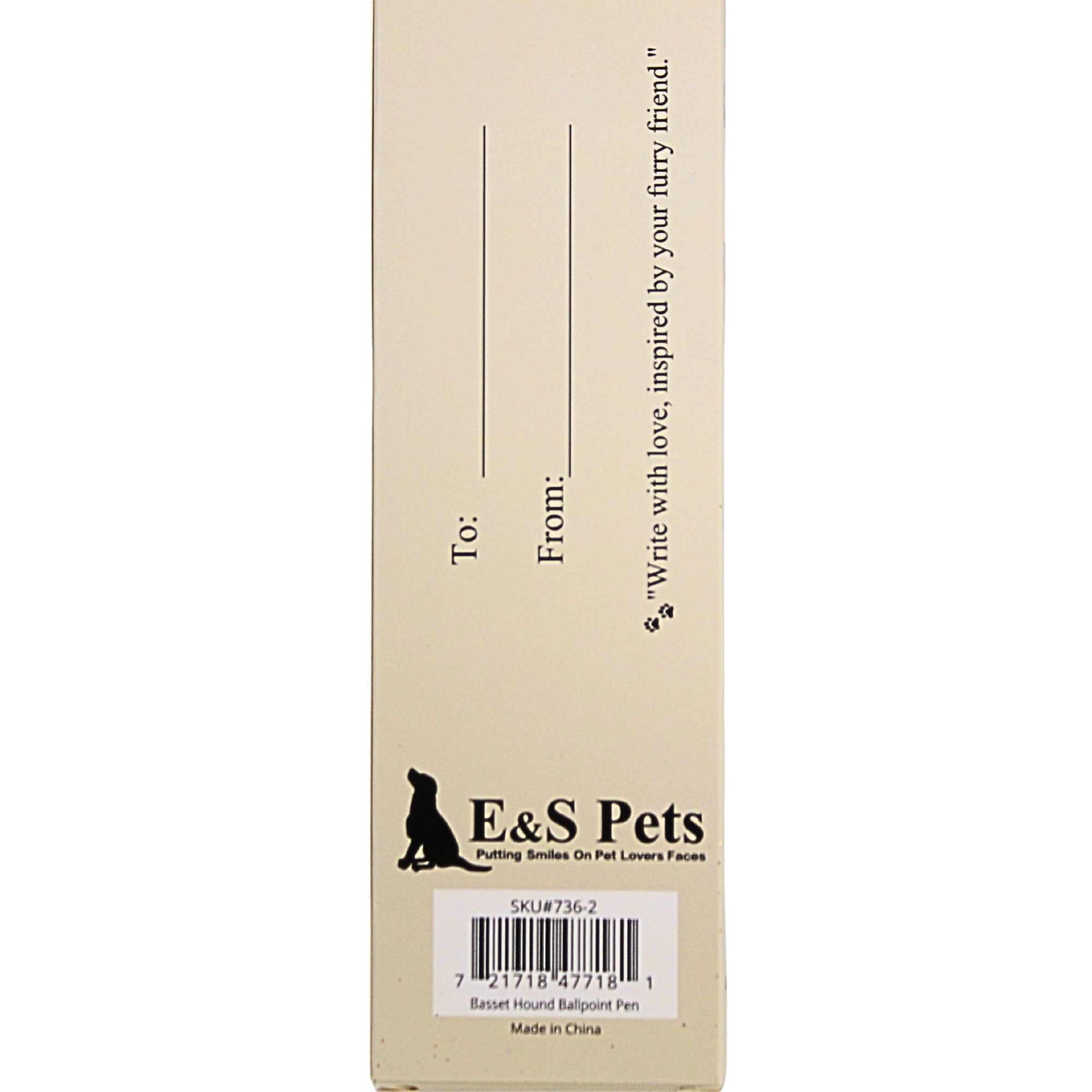 66573 Basset Hound Ballpoint Pen 7362