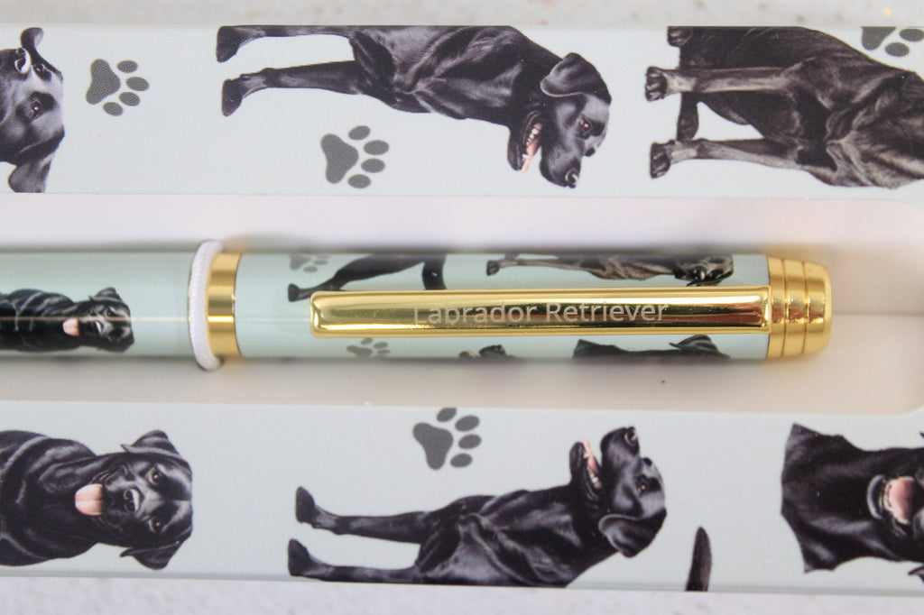 66574 Black Labrador Ballpoint Pen 73621