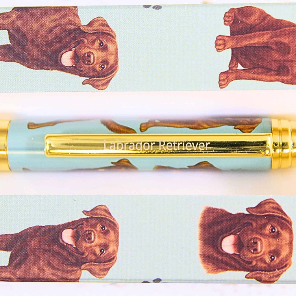 66576 Chocolate Labrador Ballpoint Pen 73622
