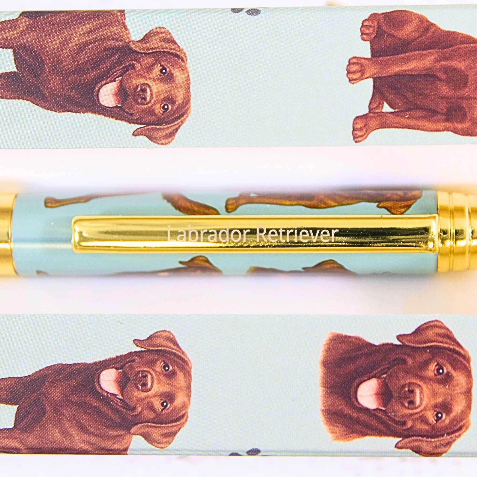 66576 Chocolate Labrador Ballpoint Pen 73622