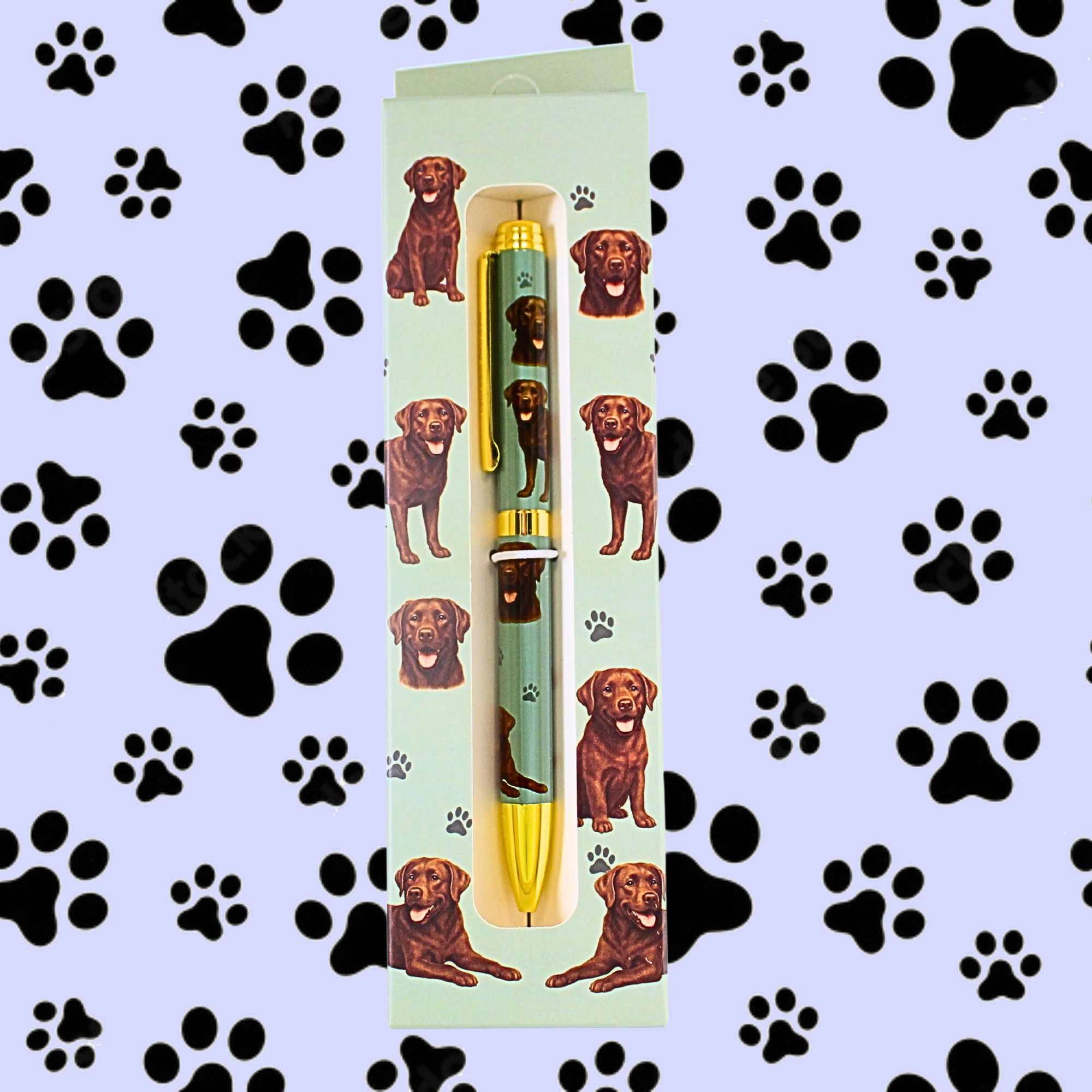66576 Chocolate Labrador Ballpoint Pen 73622