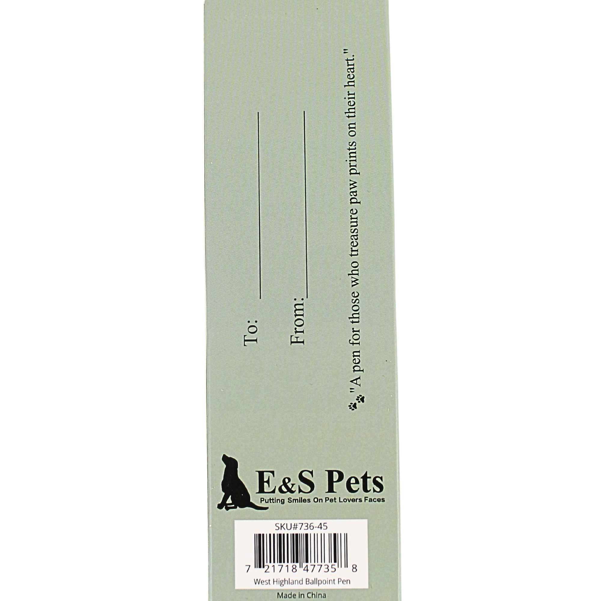 66580 West Highland Westie Ballpoint Pen 73645
