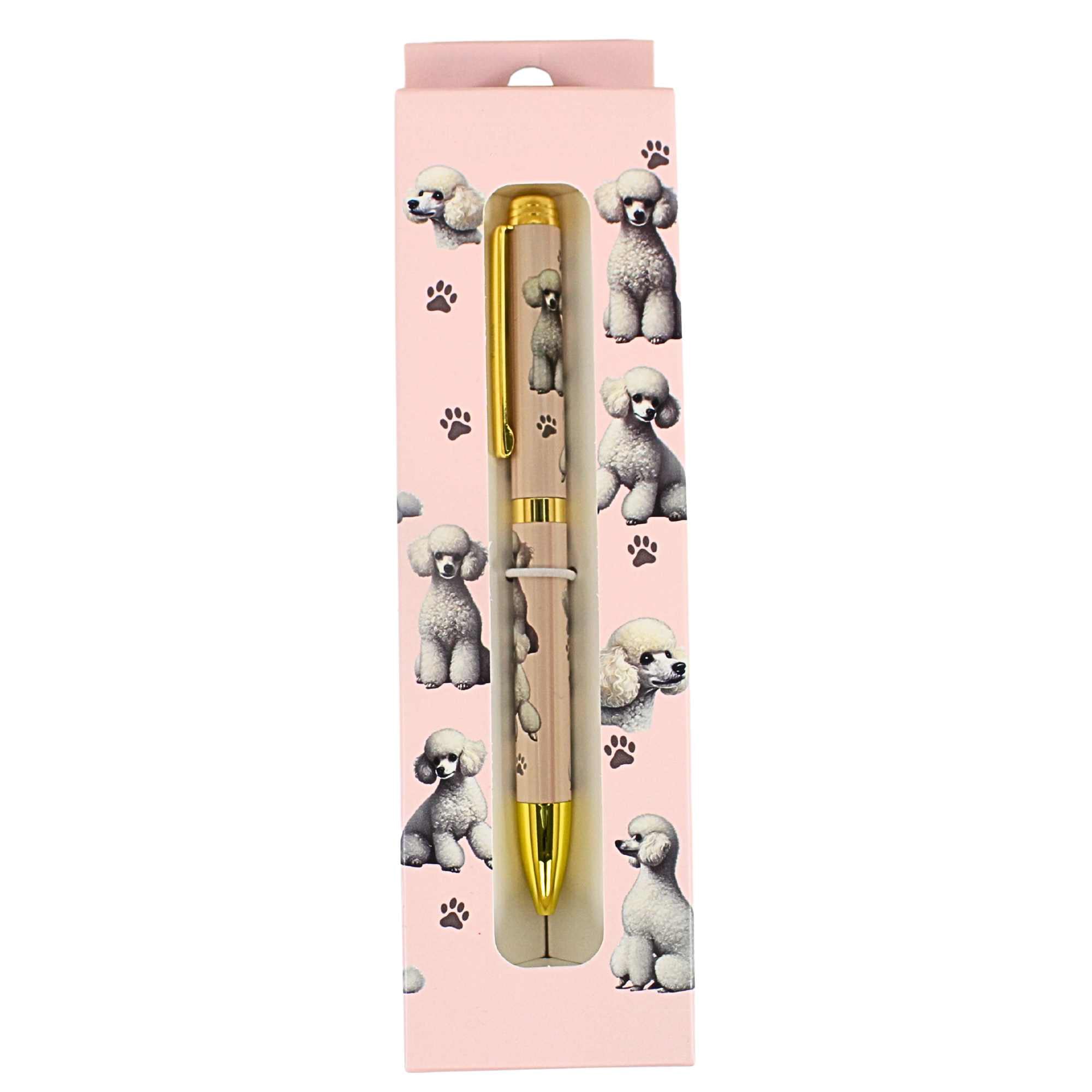 66581 White Poodle Ballpoint Pen 73628