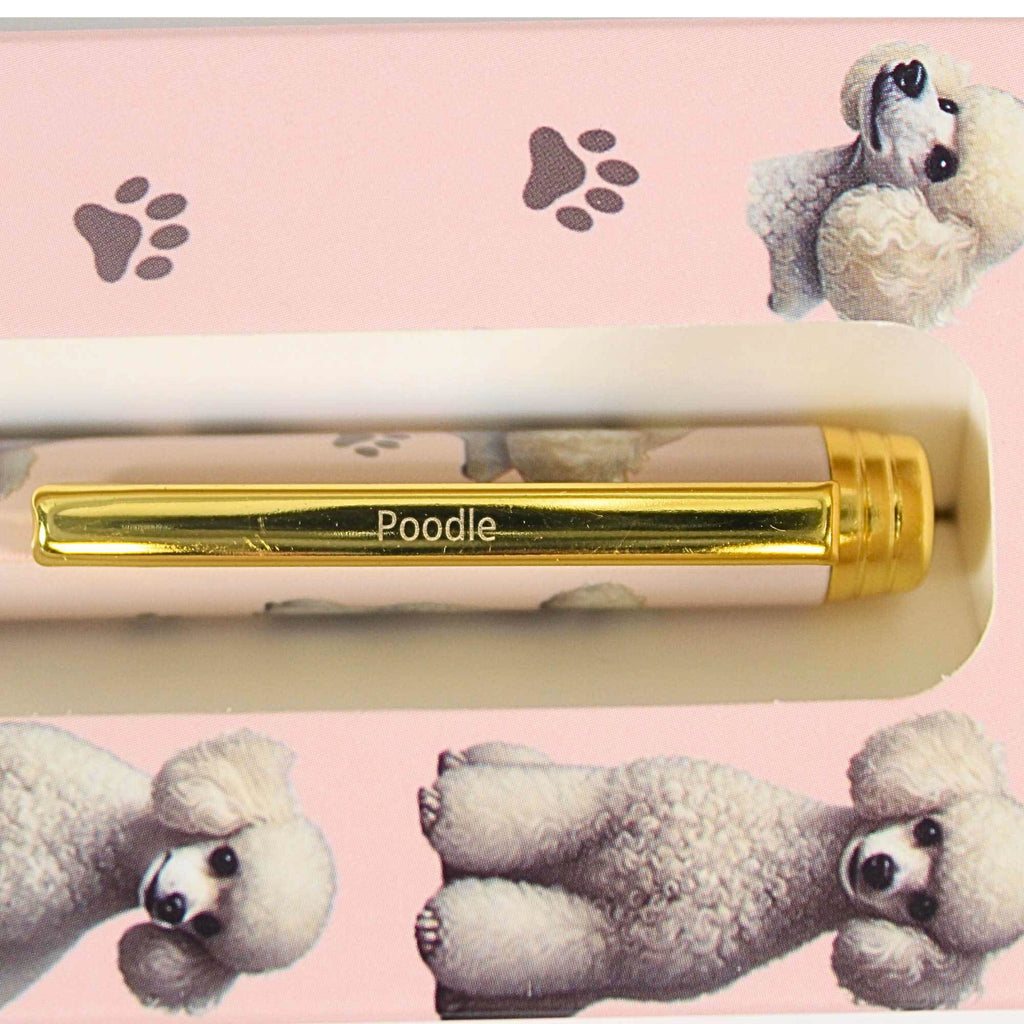 66581 White Poodle Ballpoint Pen 73628