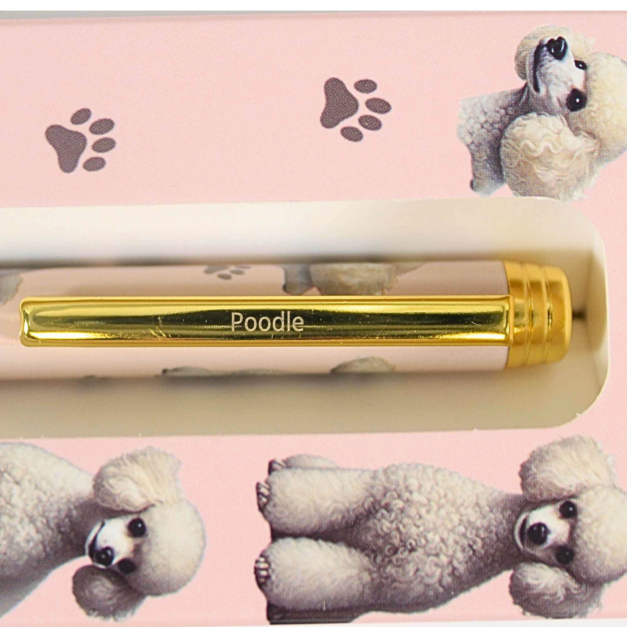66581 White Poodle Ballpoint Pen 73628