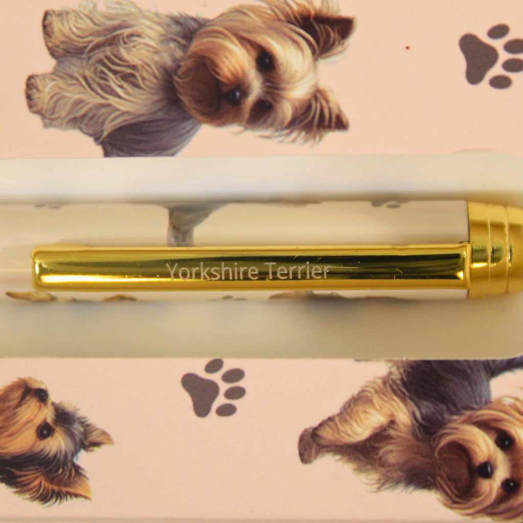 66589 Yorkie, Pink Ballpoint Pen 73646A