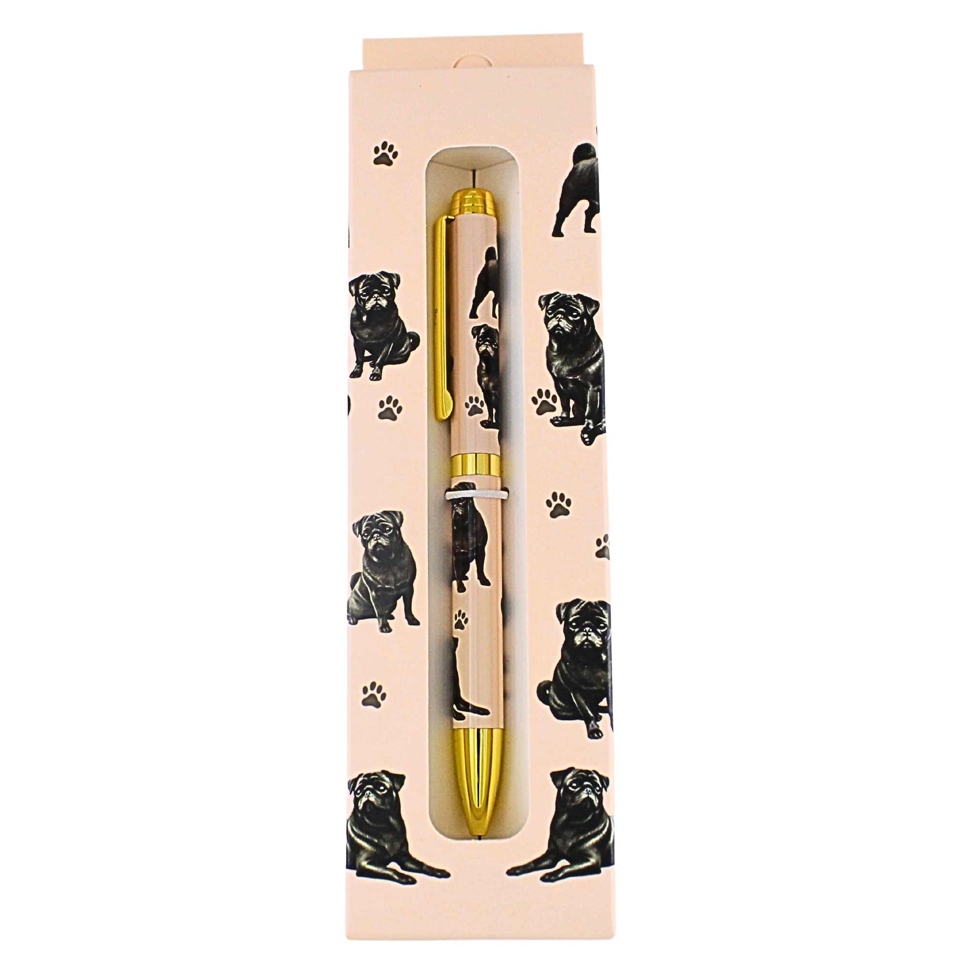 66591 Black Pug Ballpoint Pen 73632