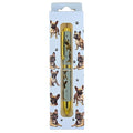 66593 French Bulldog, Teal Ballpoint Pen 73665