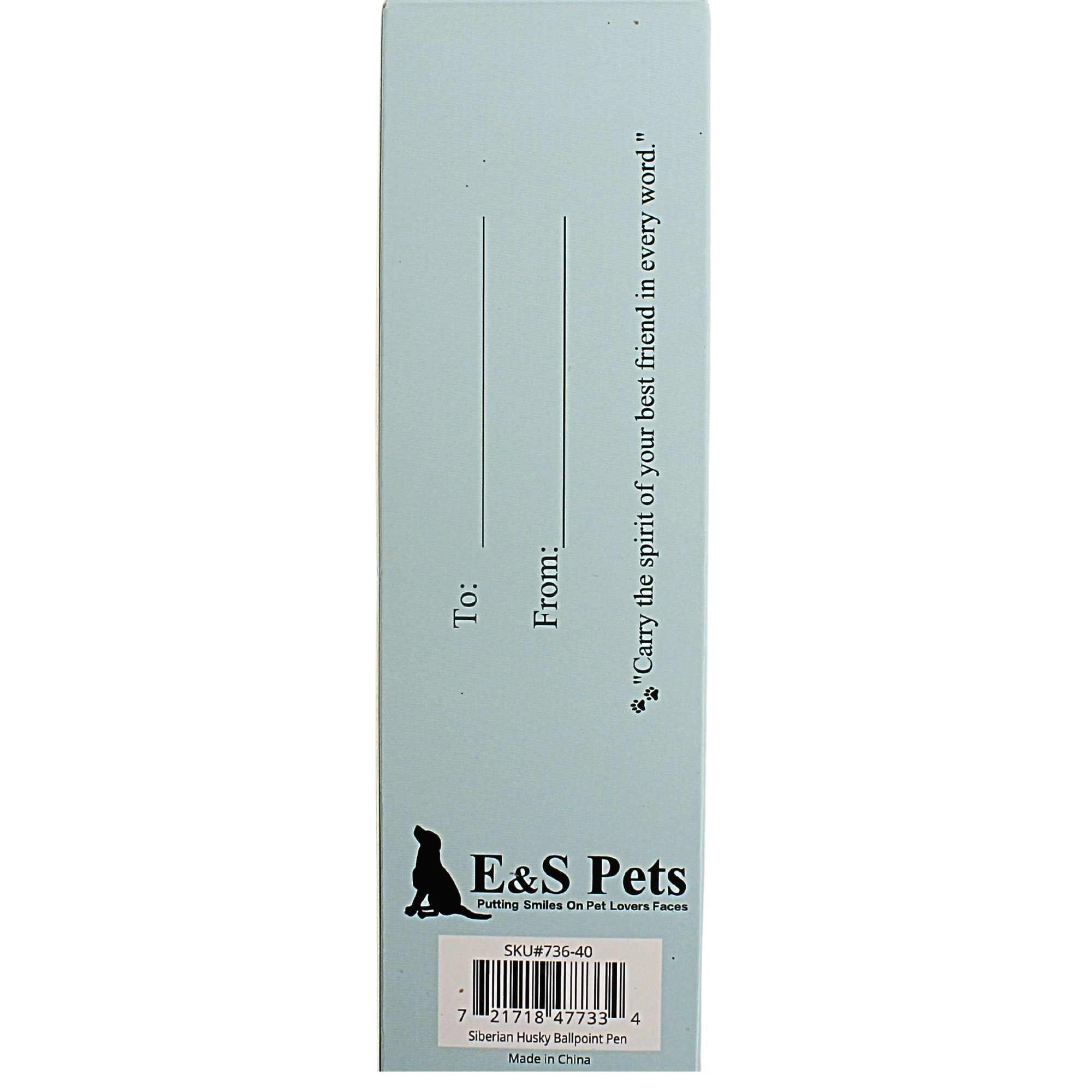 66598 Siberian Husky Ballpoint Pen 73640