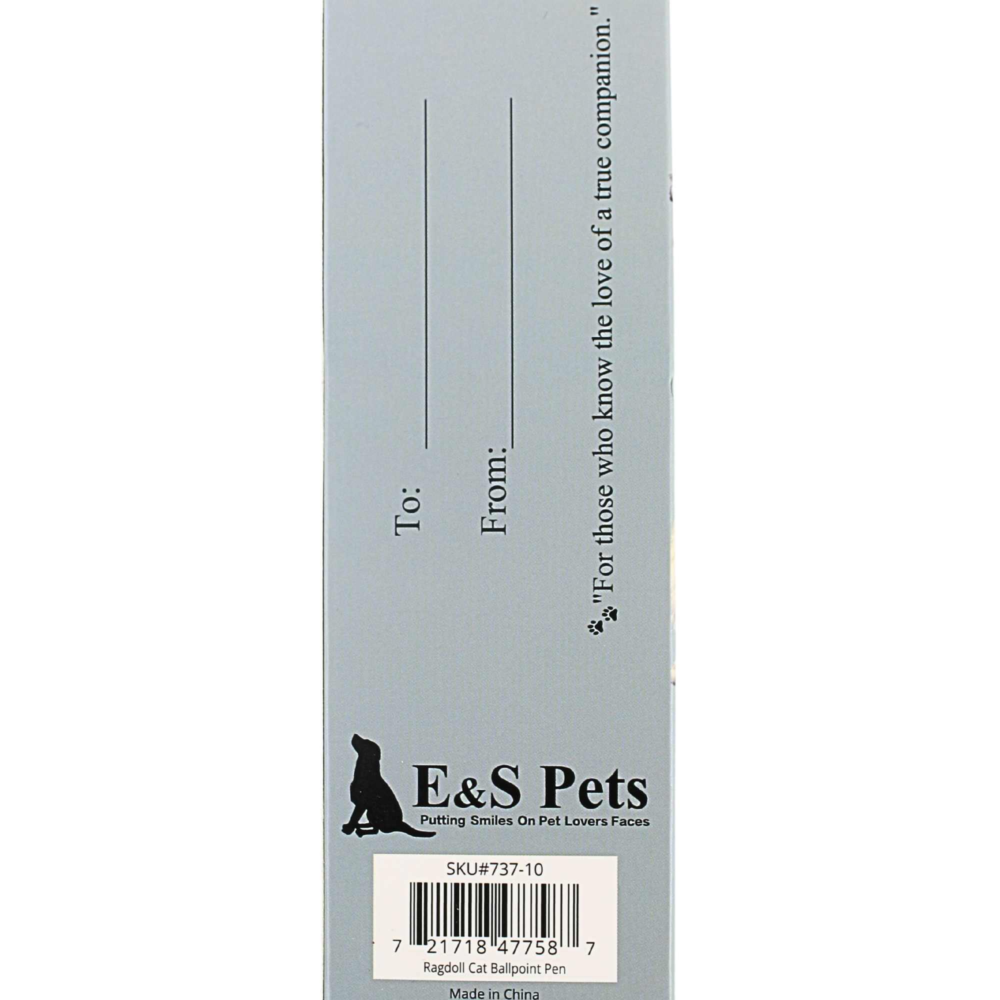66603 Ragdoll Cat Ballpoint Pen 73710