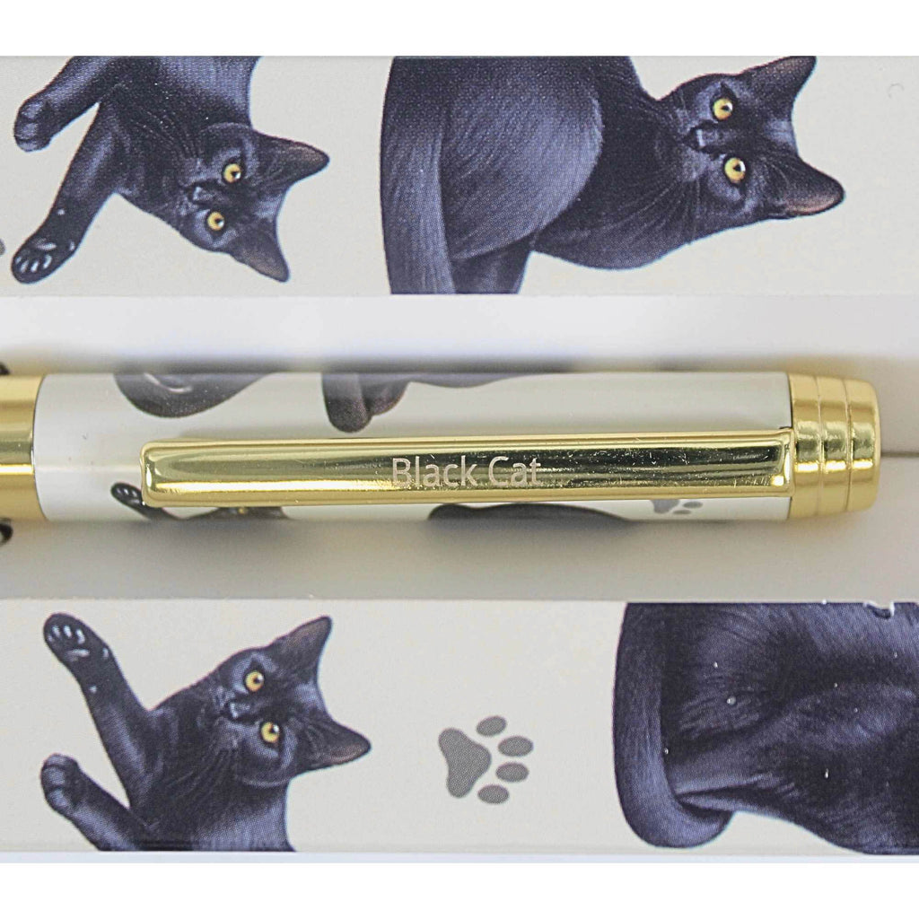 66604 Black Cat Ballpoint Pen 7375