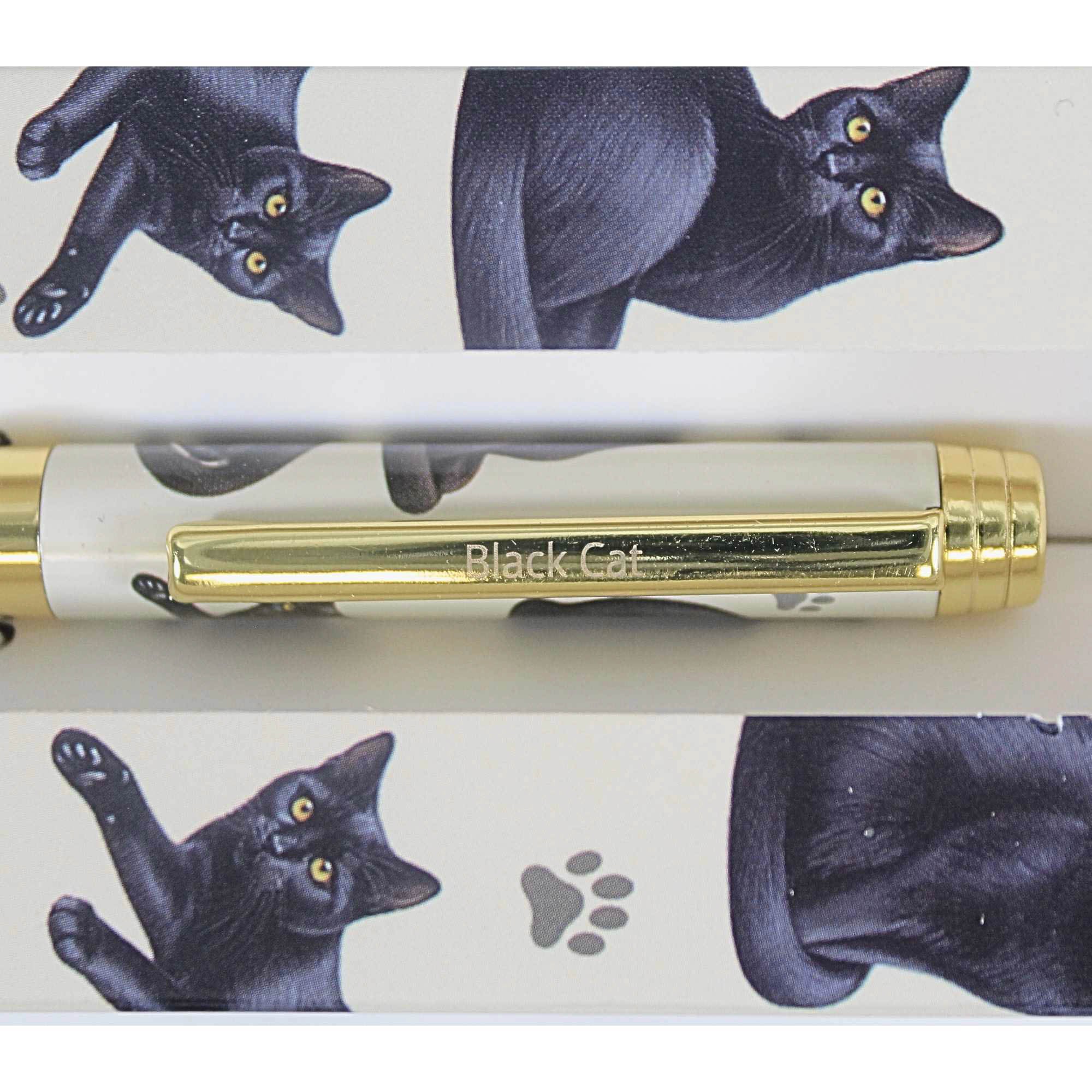 66604 Black Cat Ballpoint Pen 7375