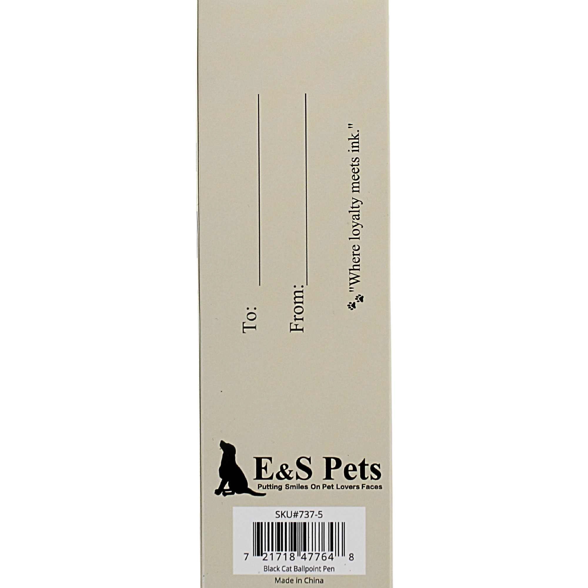 66604 Black Cat Ballpoint Pen 7375