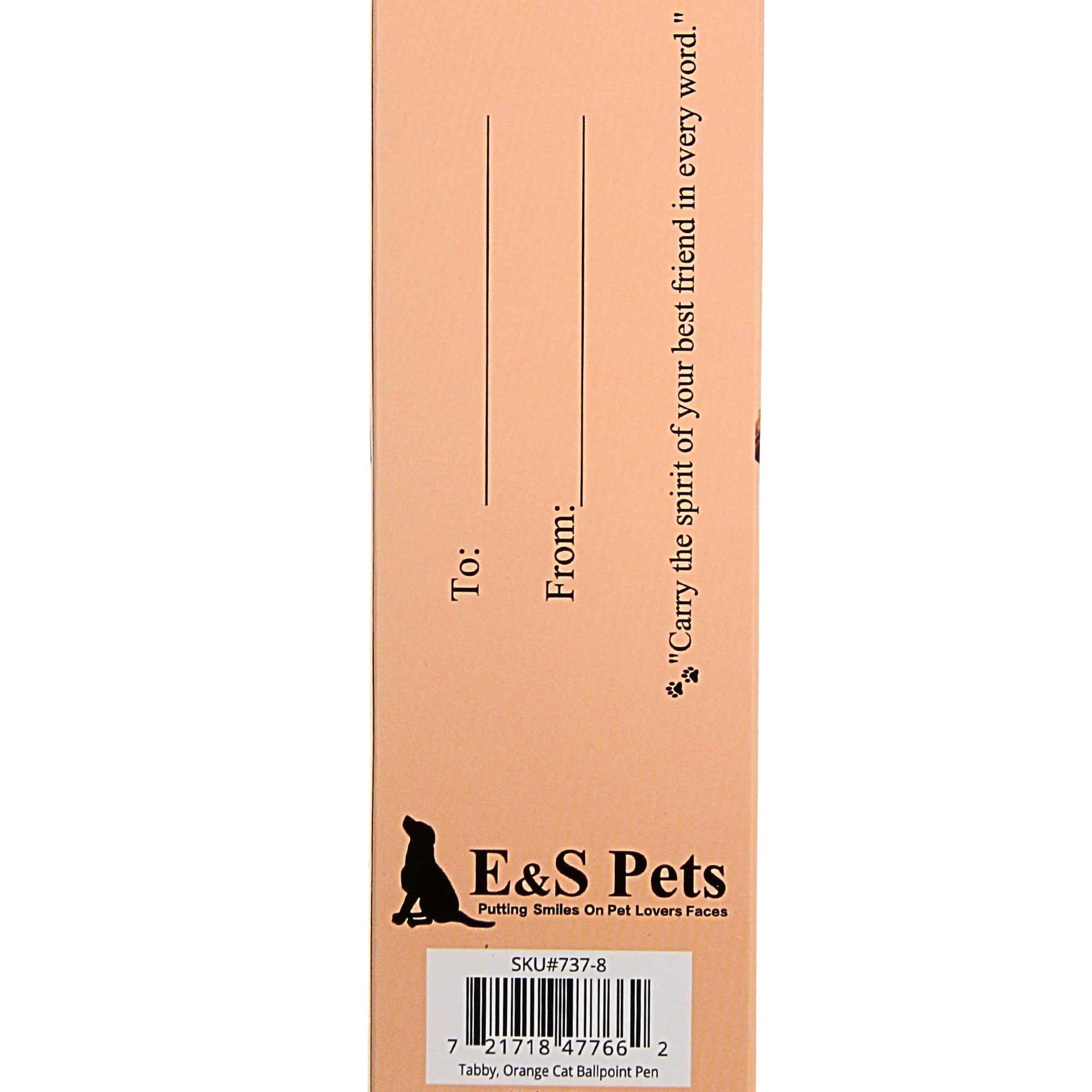 66606 Orange Tabby Cat Ballpoint Pen 7378