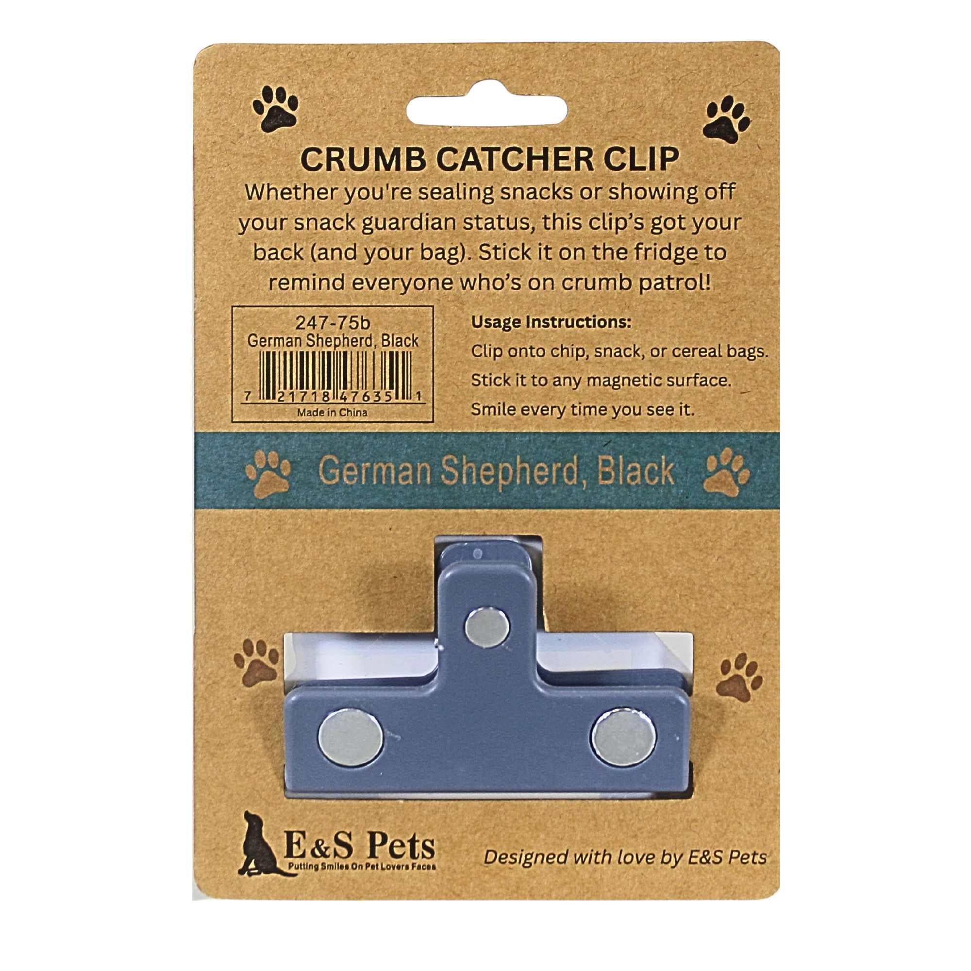 66668 German Shepherd Black Chip Clip 24775B