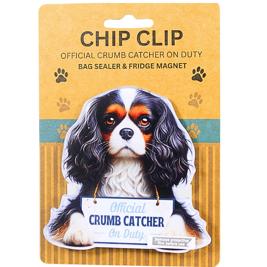 66670 Cavalier King Charles Tri-Color Chip Clip 24719
