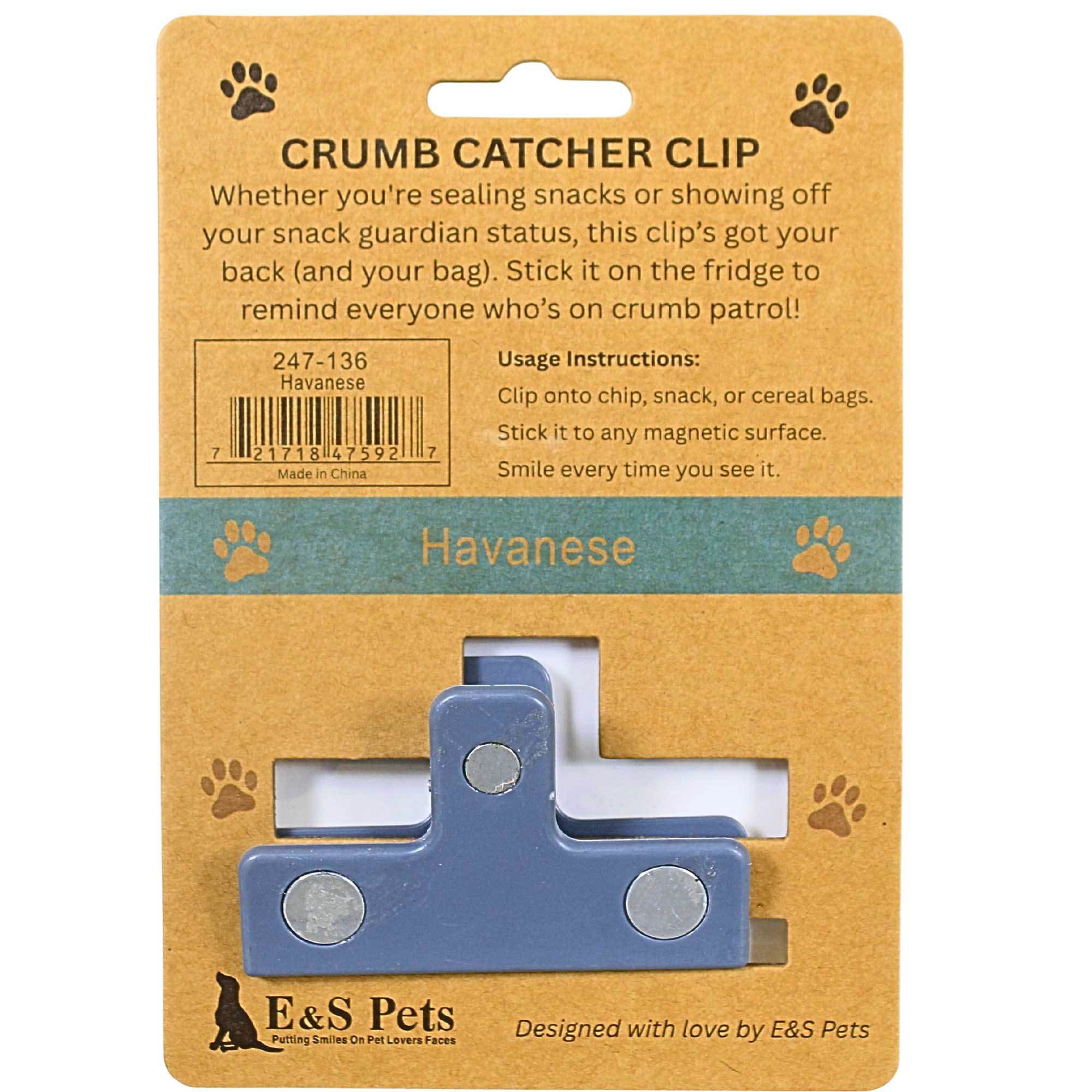 66683 Havanese Chip Clip 247136