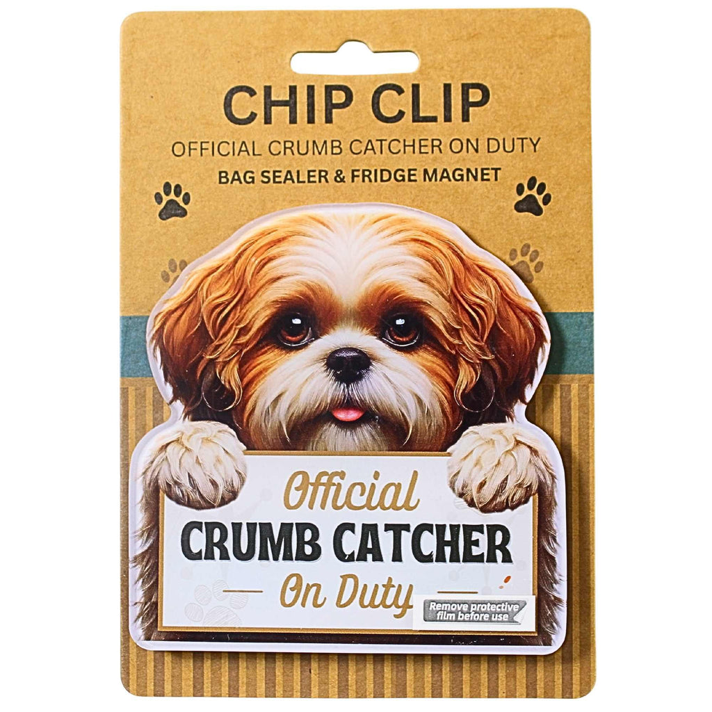 66685 Shih Tzu Tan & White Chip Clip 24787