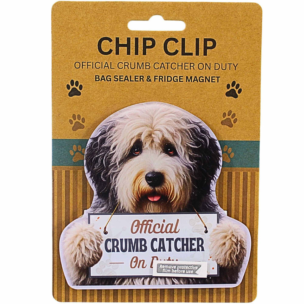 66689 Old English Sheepdog Chip Clip 24777
