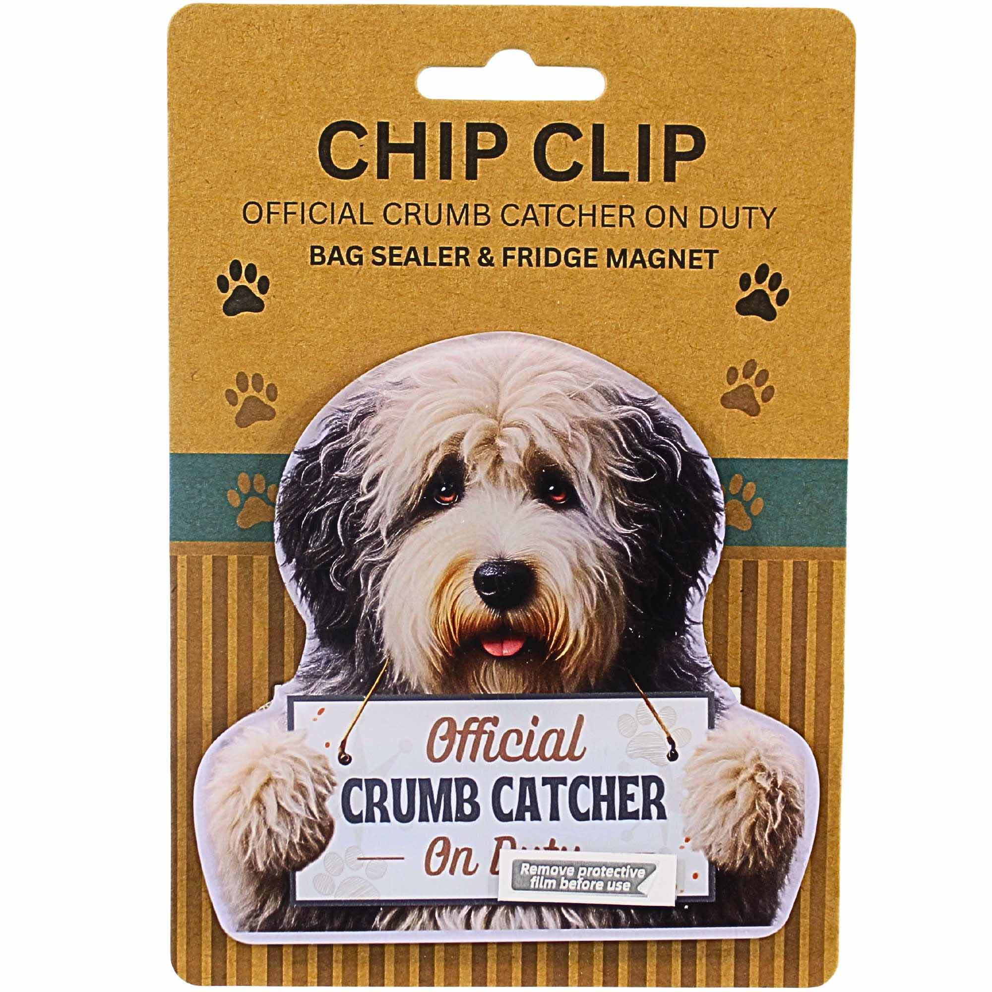 66689 Old English Sheepdog Chip Clip 24777