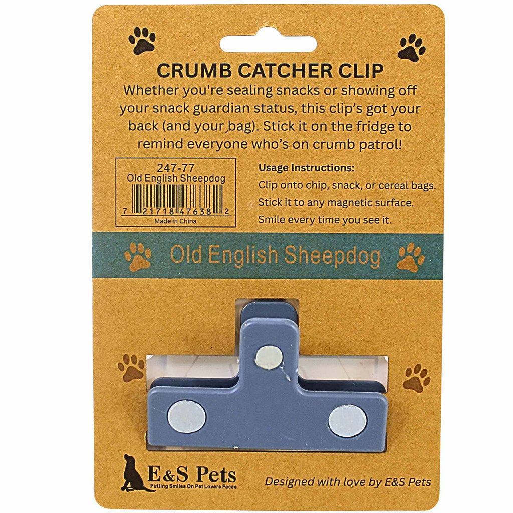 66689 Old English Sheepdog Chip Clip 24777