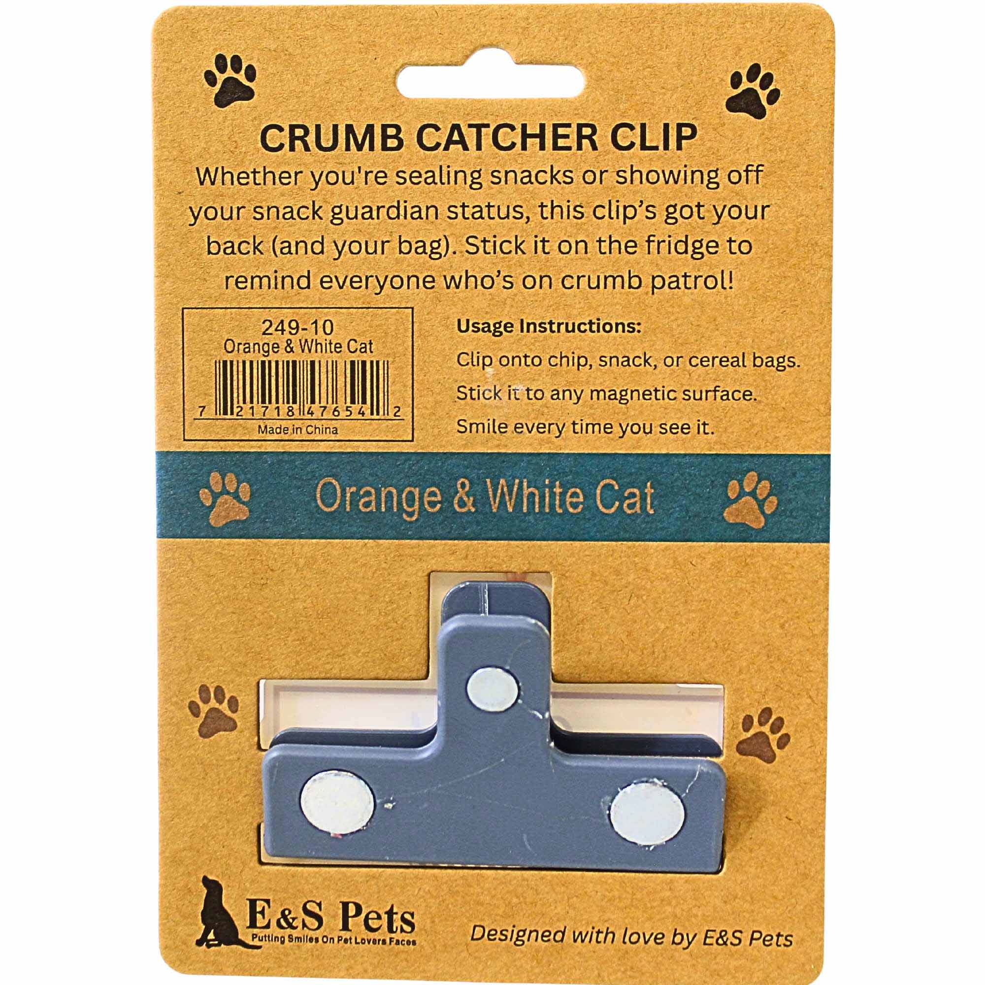 66694 Orange & White Chip Clip 24910