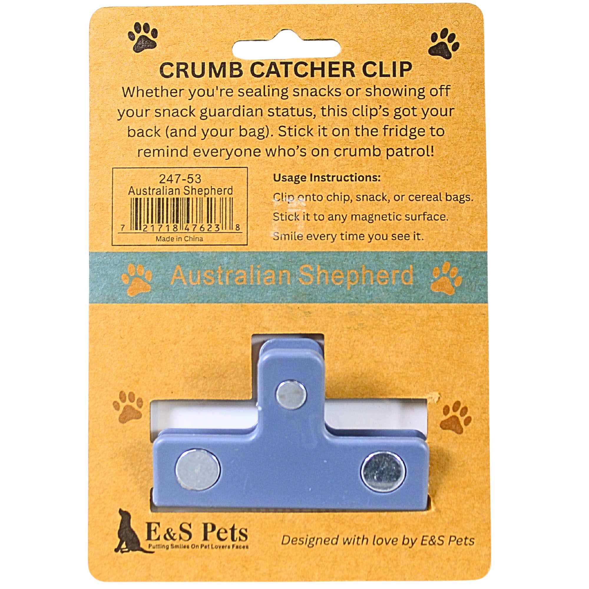 66756 Australian Shepherd Chip Clip 24753
