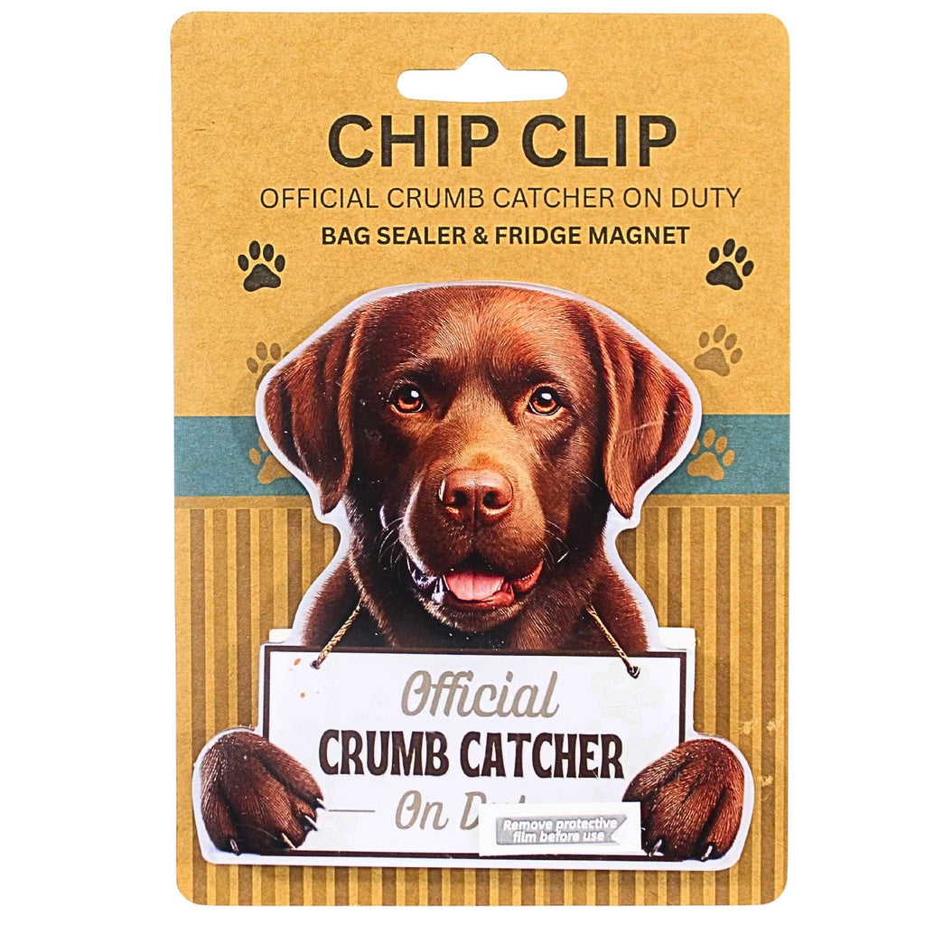66790 Chocolate Labrador Chip Clip 24722
