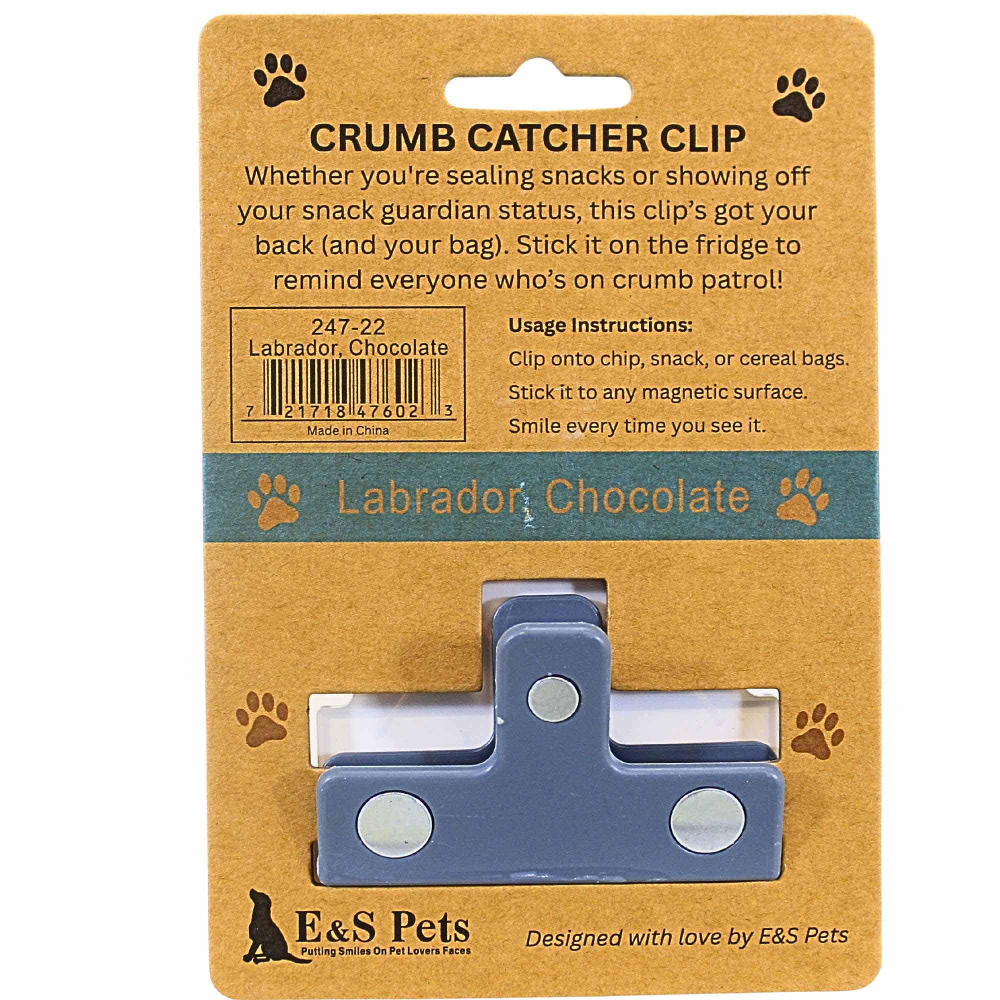 66790 Chocolate Labrador Chip Clip 24722