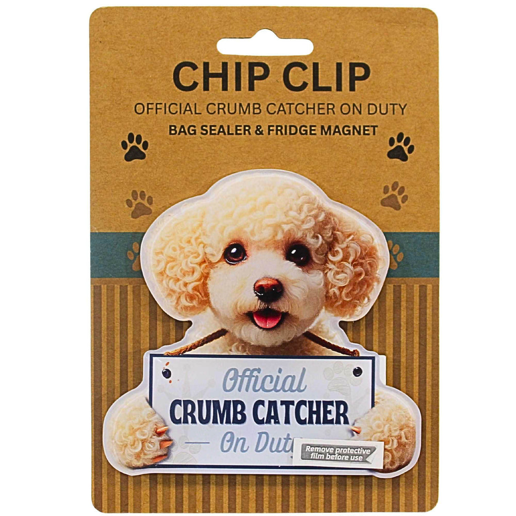 66794 White Poodle Chip Clip 24728